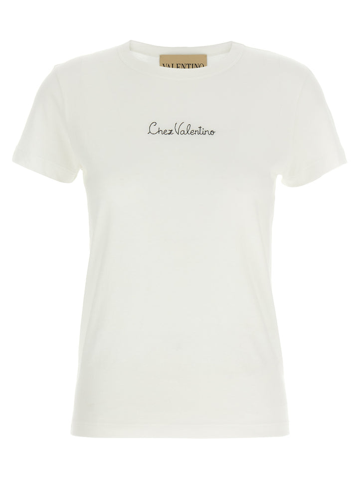 Valentino Garavani Chez Valentino T-shirt - White | c25837a4eda23bba02302ef905ba6dbdb817caa5