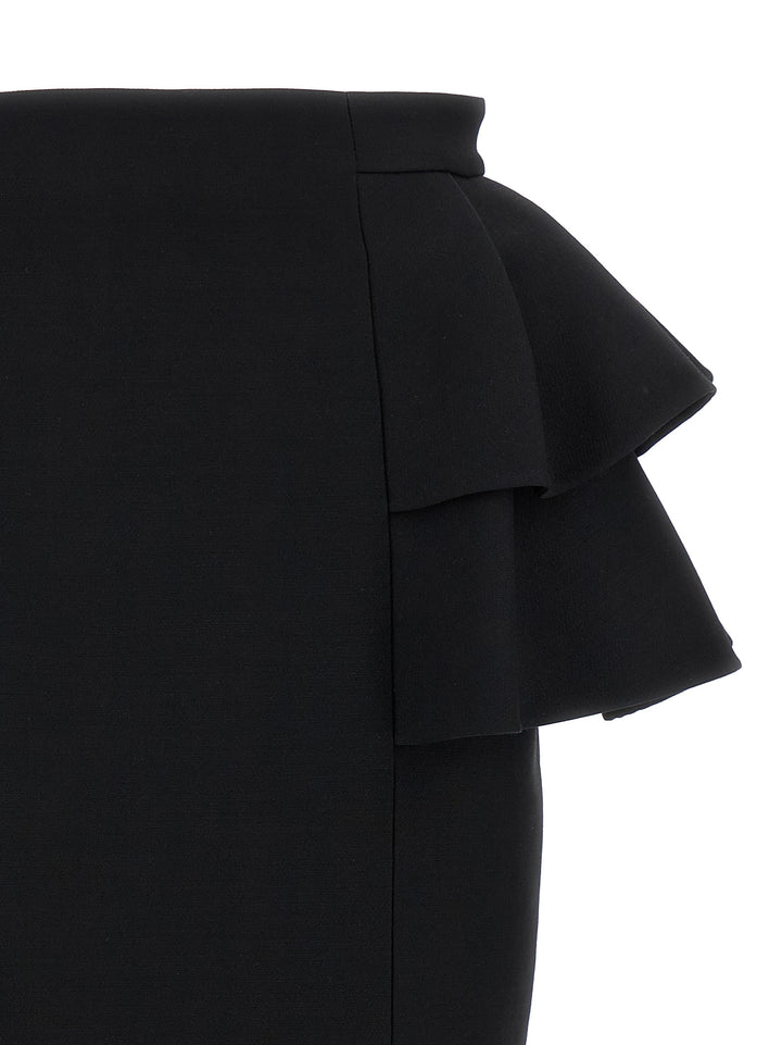 Valentino Garavani Valentino Garavani Crepe Couture Skirt Skirts - Black | 6847958cef779be2c688d442e0ad57d0b7239a99