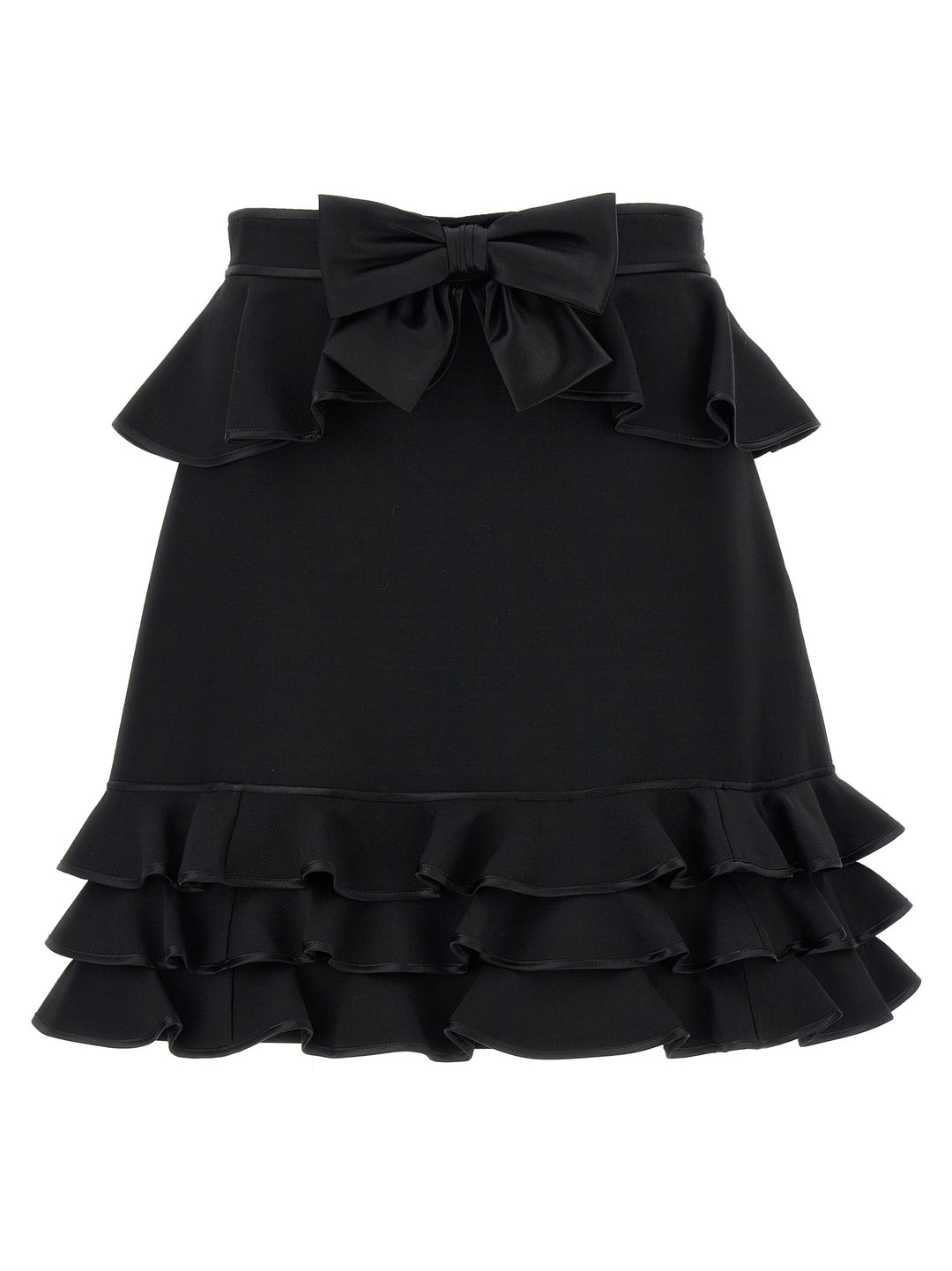 Valentino Garavani Valentino Garavani Crepe Couture Skirt Skirts - Black | b419666ea66da6573a9938ff63c48a8faf169828