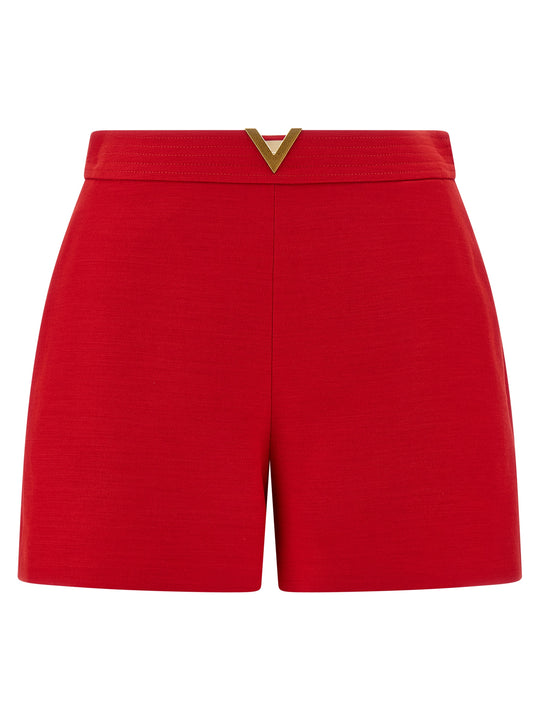 Valentino Garavani Vgold Shorts Bermuda And Short Red