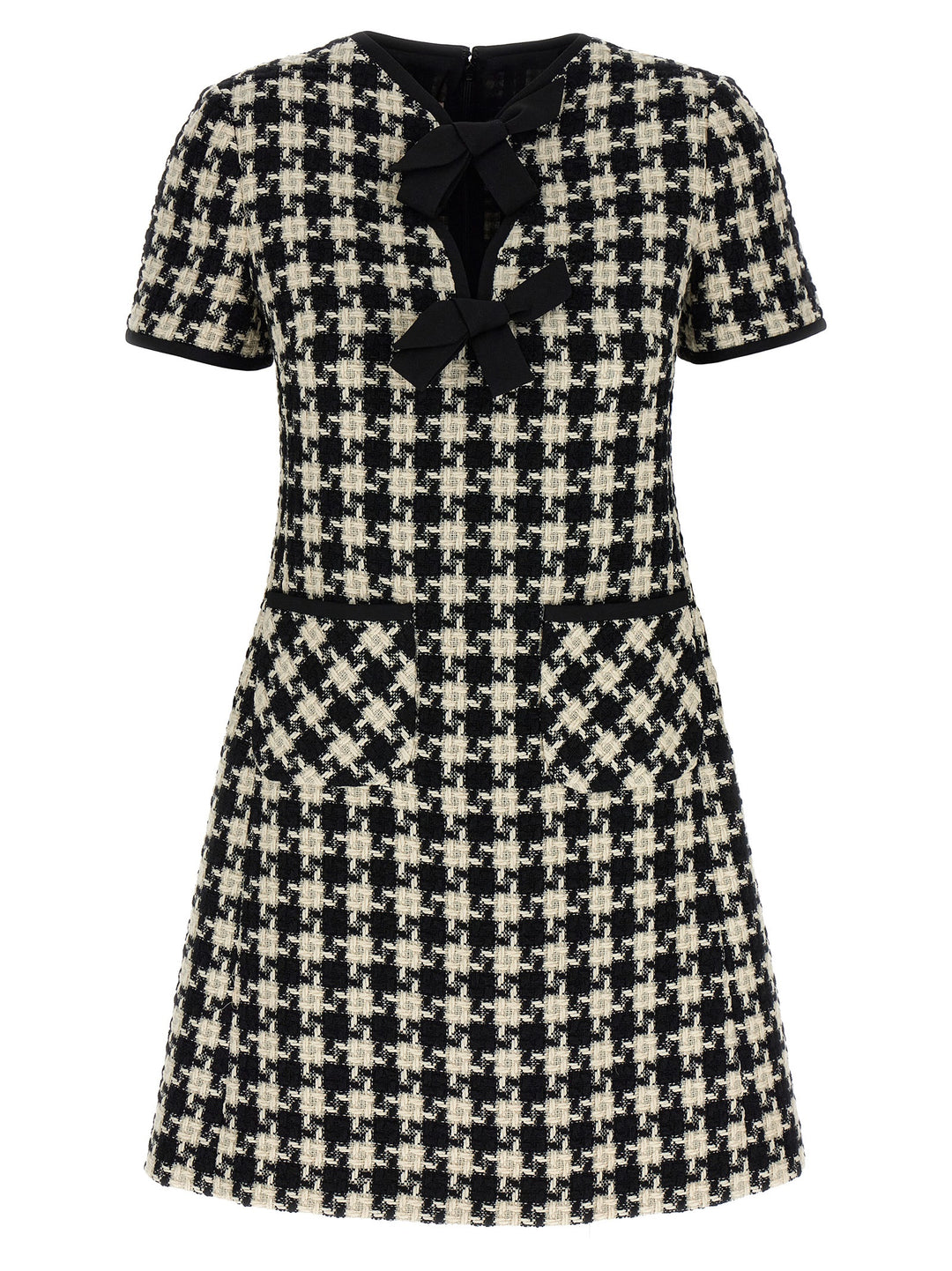 Valentino Garavani Bow Dress Dresses White/Black