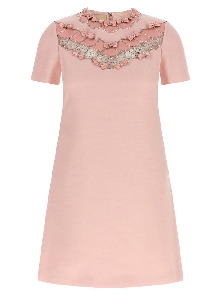 Valentino Garavani Valentino Garavani Bow Dress Dresses - Pink | dc7af9dd2b562301fe32ff4357ebb6f59aefaed6