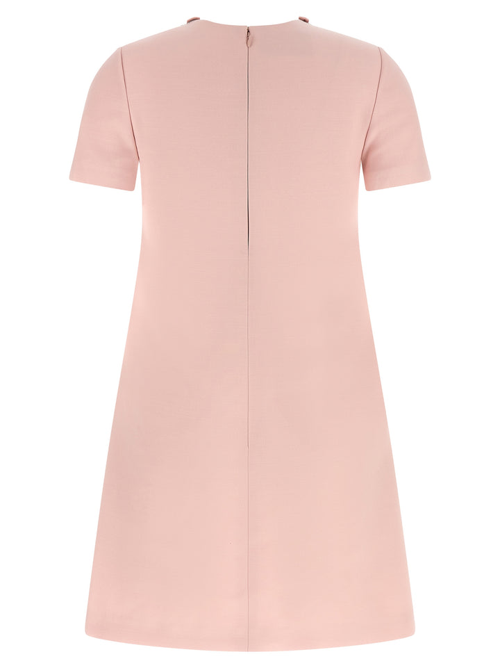 Valentino Garavani Valentino Garavani Bow Dress Dresses - Pink | fa33213d33666bd8b5a245bac2f2fe9f13259549