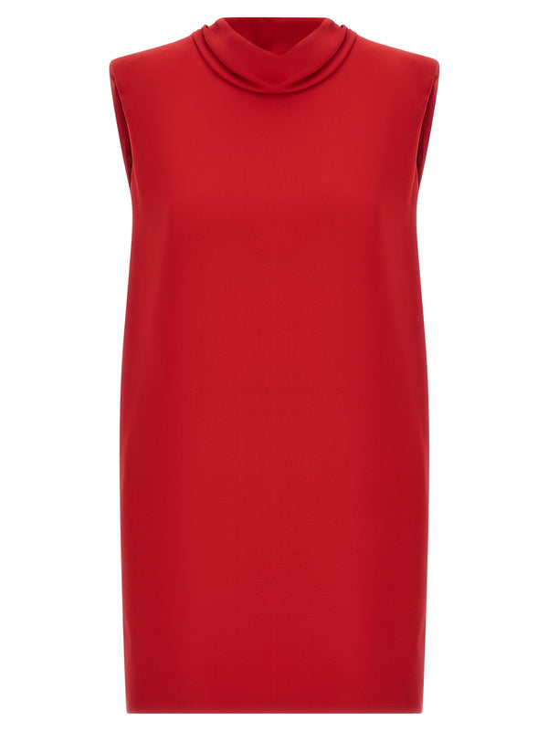 Solid Dresses Red