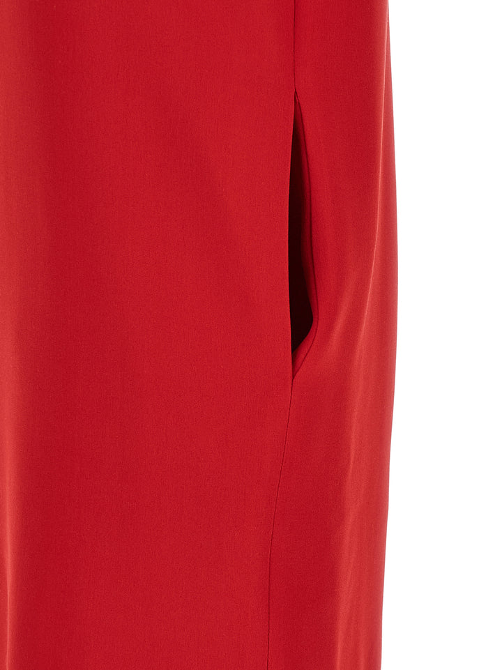 Valentino Garavani Solid Dresses - Red | 9ea9752d8ee80c89bff1e92de77b86db9b41ccc6