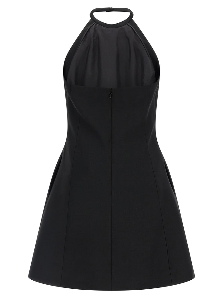 Valentino Garavani Valentino Garavani Dress With Front Embroidery Dresses - Black | 488b8997303f822f2e6026fc37c837d1c84a10bc