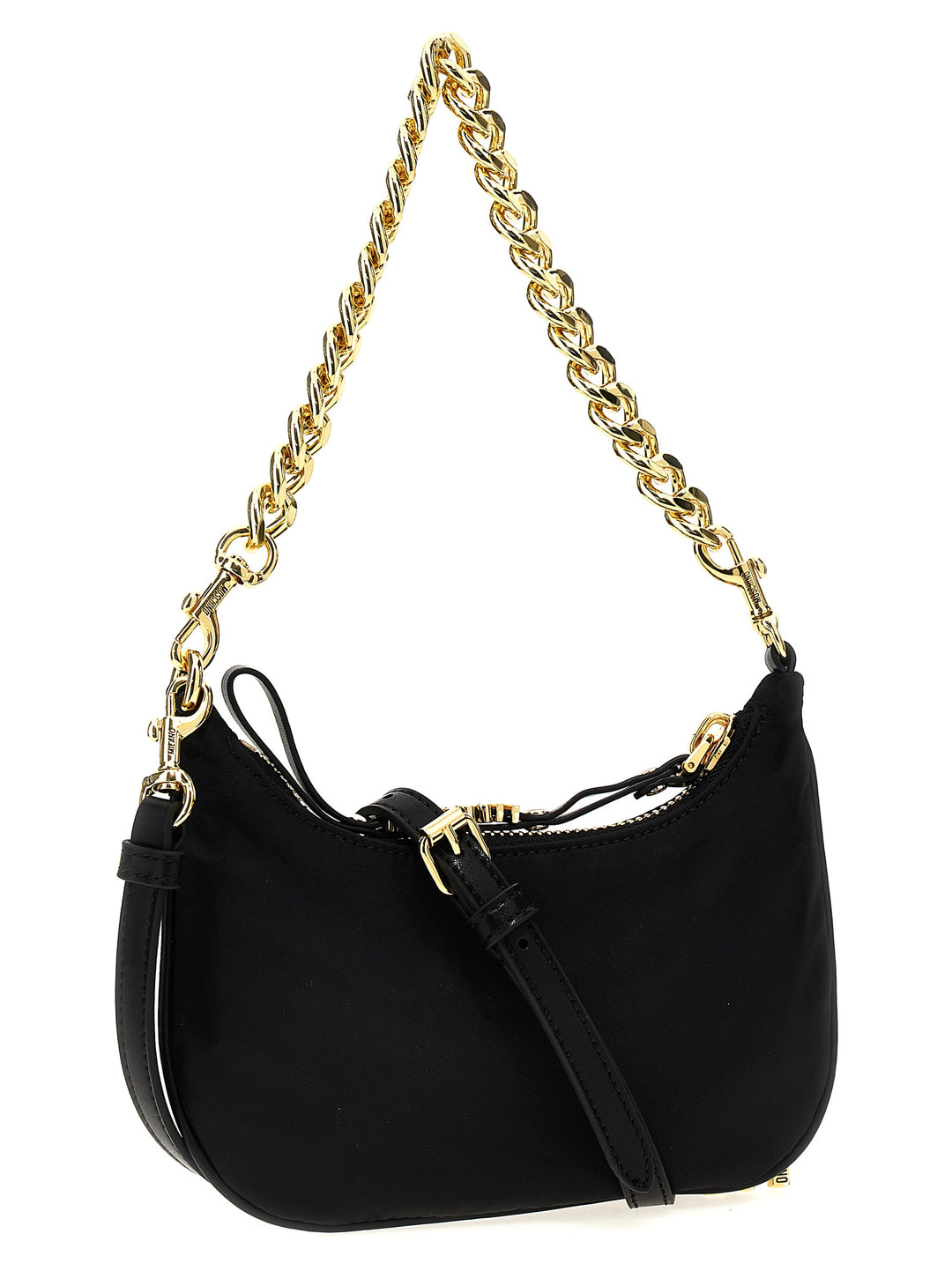 Logo Shoulder Strap Crossbody Bags Black