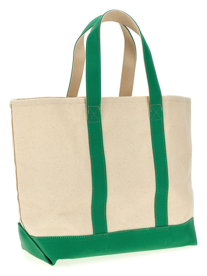 Logo Shopping Bag Tote Bag Green