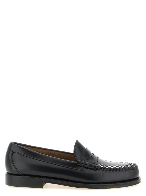 Weejuns Larson Weave Loafers White/Black