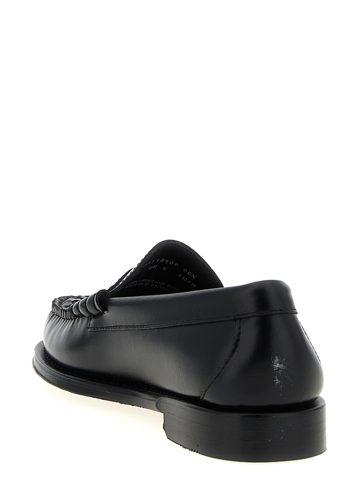 G.H. Bass Weejuns Larson Weave Loafers - Black | 41e2cd96f6a963b6cbb8e8ef873998ba637f84c8