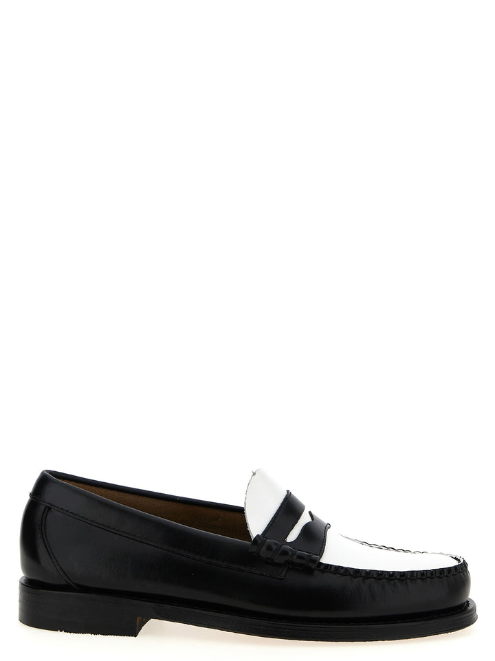 G.H. Bass Weejuns Larson Loafers - White/Black | cc971c132c5399b34f83d11912ed57e0a44daa52