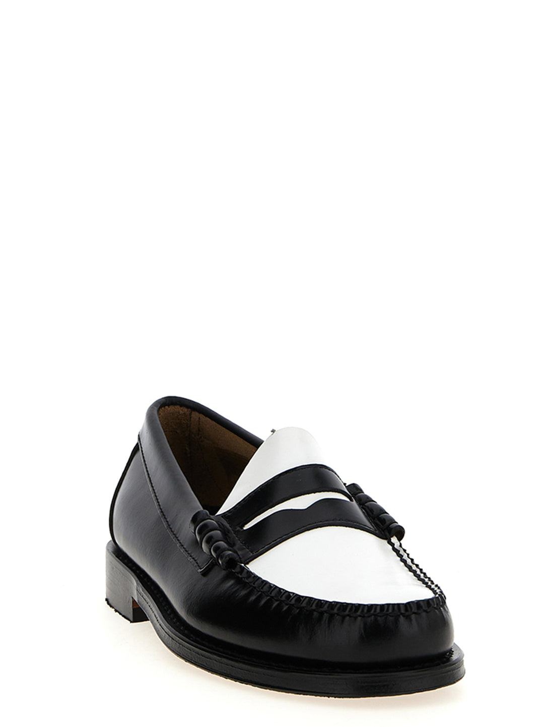 G.H. Bass Weejuns Larson Loafers - White/Black | 9c72de0e022e0a3ccbc505dadbac3e2dd546051e