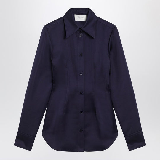 Dark Purple Fitted Shirt