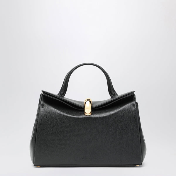 Handbag Le Petit Valérie In Black Goat Leather