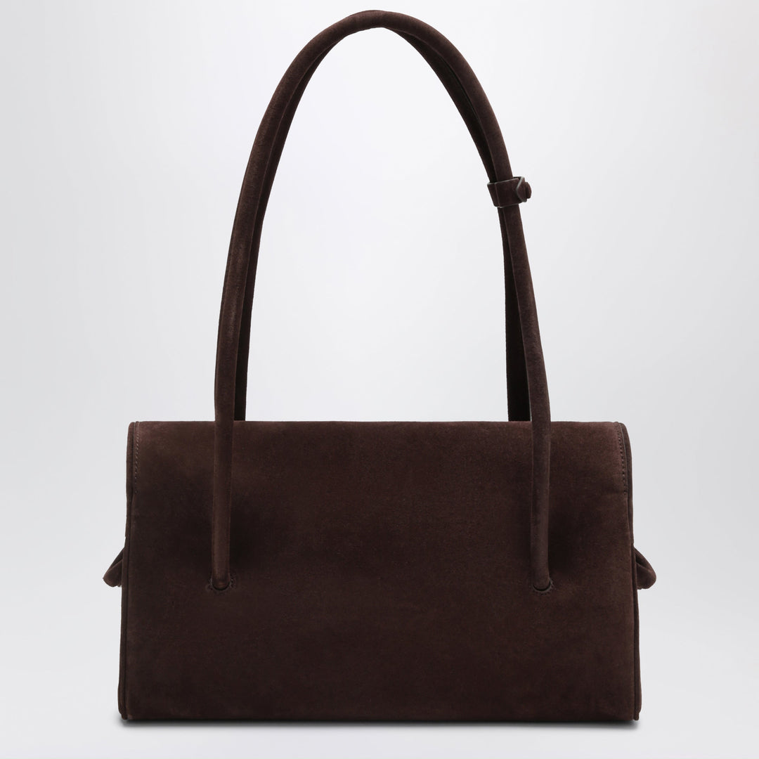 Jacquemus Brown Turismo Shoulder Bag In Suede
