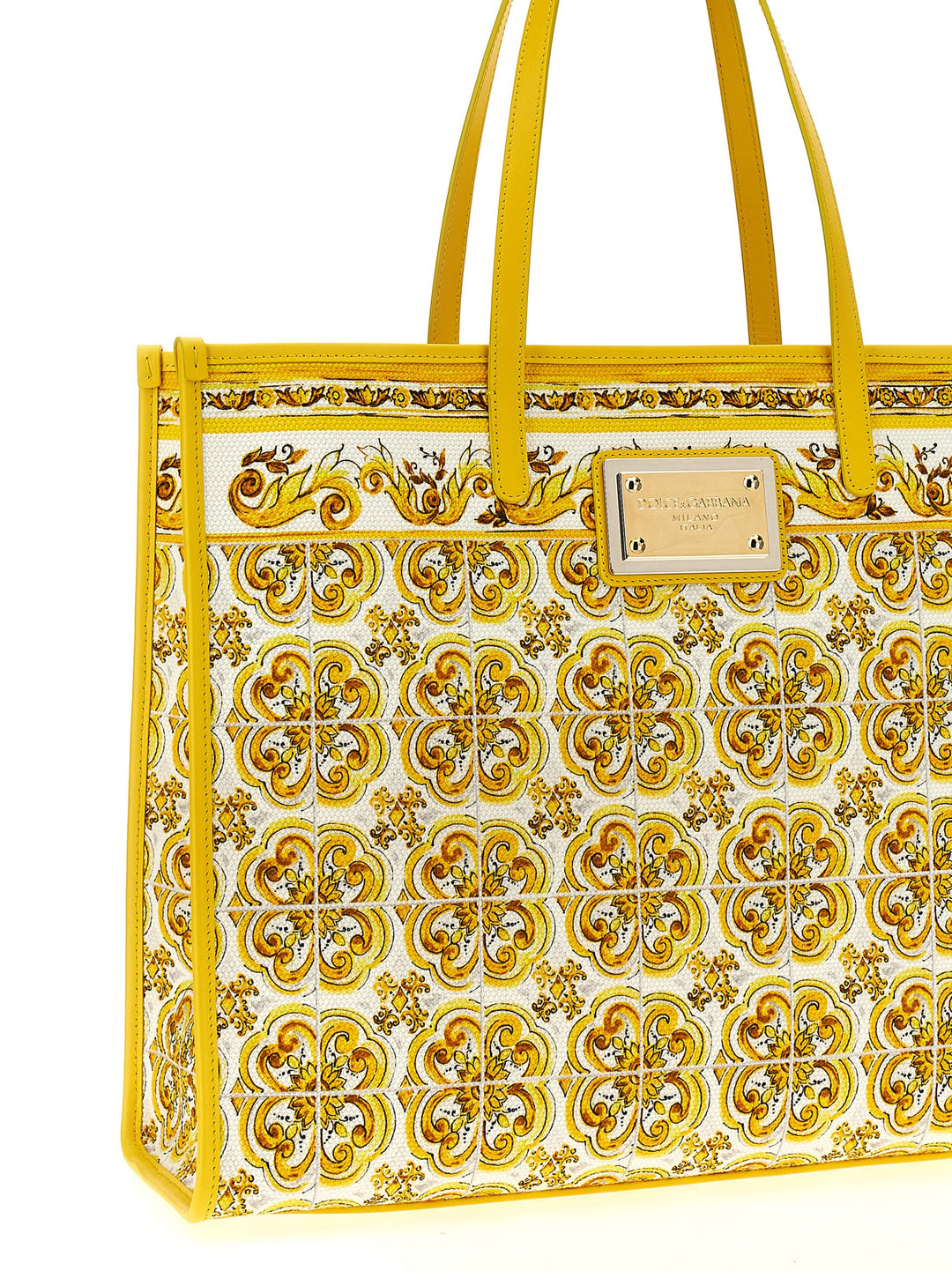 Maiolica Tote Bag Yellow