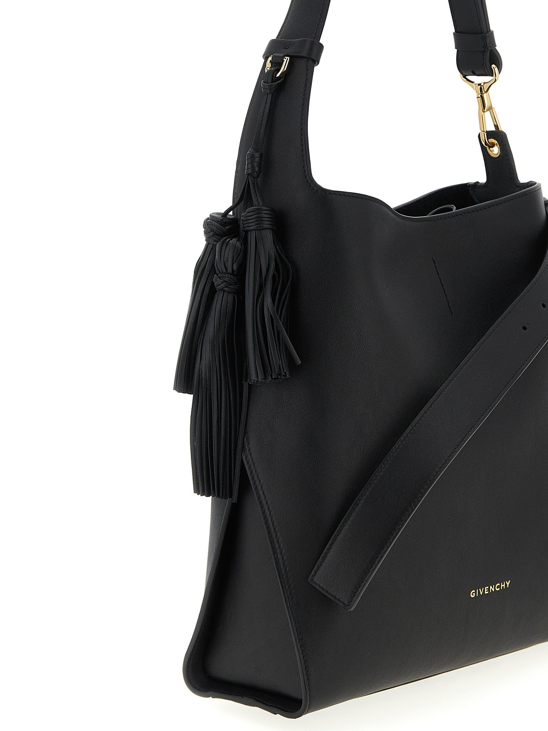 Givenchy Hobo Belted Shoulder Bags - Black | 3be093a4698952c7a53ca4888a7724fe603360b6