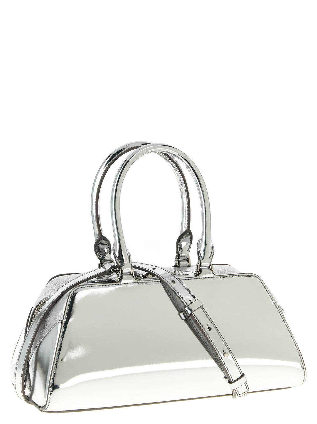 Givenchy Antigona East-West Hand Bags - Silver | daaafa947dc2b2fa5af66685b89aecbe5e5dce25