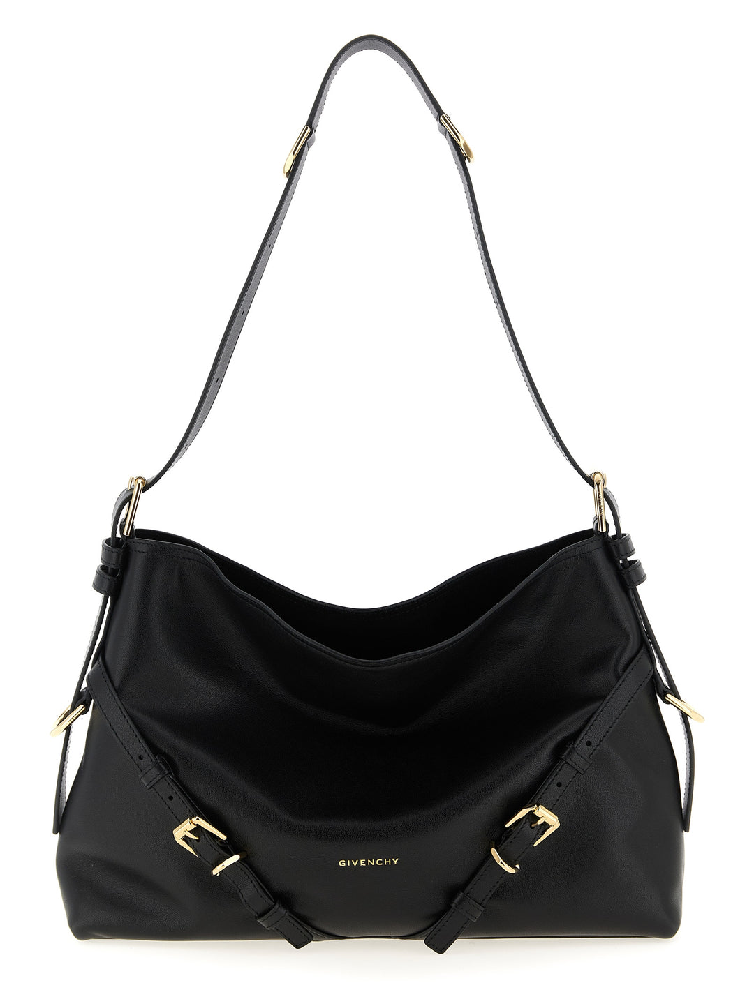 Givenchy Voyou Shoulder Bags - Black | 52e4c74c1f182c3d5ba34db1b51d81b27dab0825