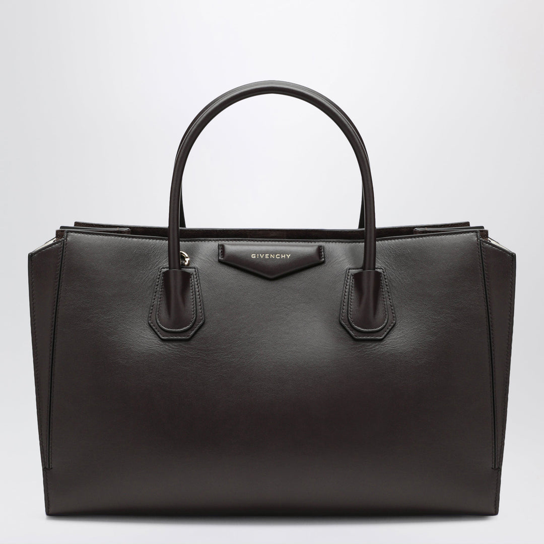 Givenchy Antigona Catchall Medium Brown Leather Bag