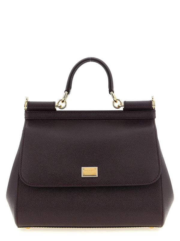 Sicily Grande Hand Bags Bordeaux
