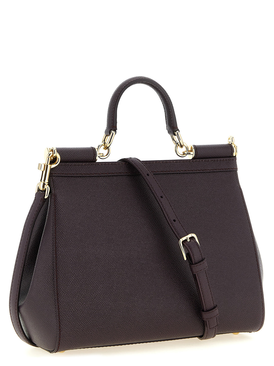 Dolce & Gabbana Sicily Grande Hand Bags - Bordeaux | 89d78347de40b8a6ba70f823696182eda46e1401