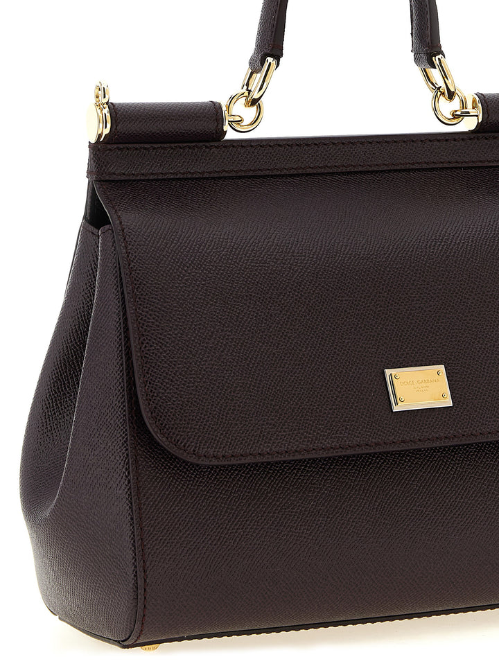 Dolce & Gabbana Sicily Grande Hand Bags - Bordeaux | 07930d2dff4becc5100070b93ba40ef807541ec0