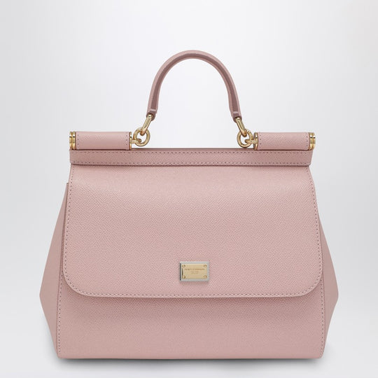 Large Sicily Top-Handle Bag In Pink