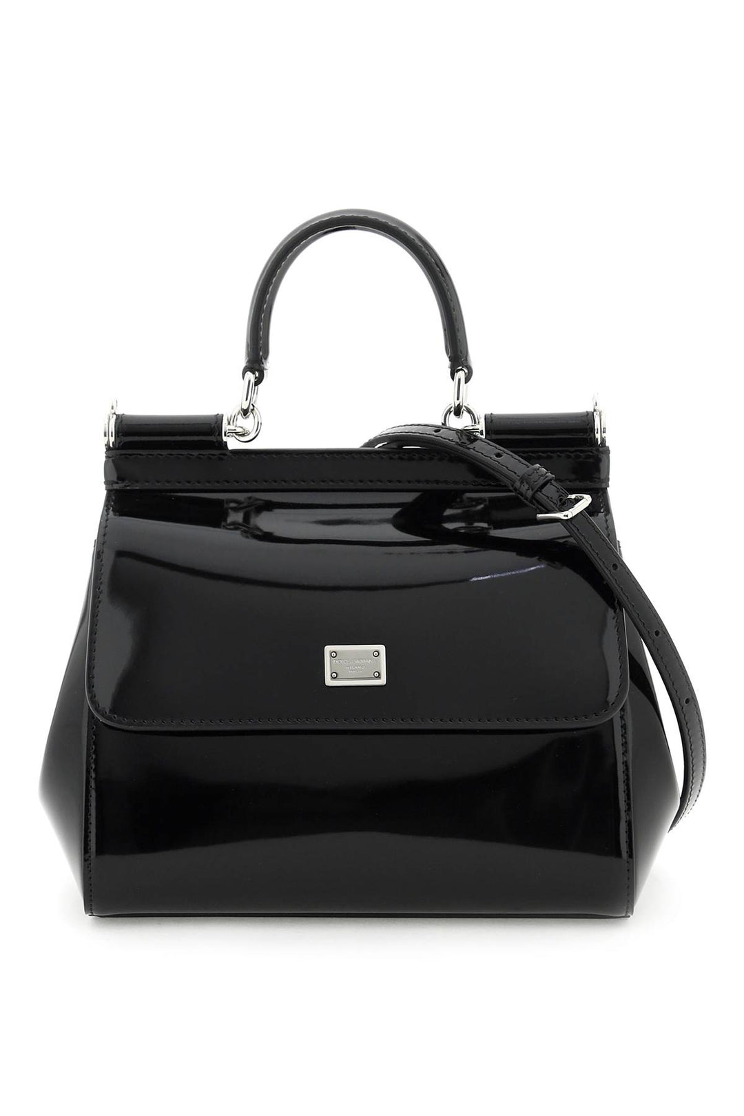 Patent Leather 'Sicily' Handbag