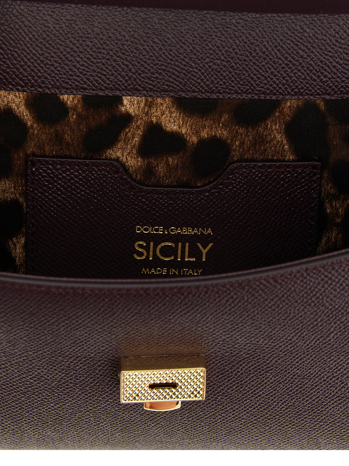 Dolce & Gabbana Sicily Hand Bags - Purple | 541106437efec27440e2a80844d6537c1ac67298