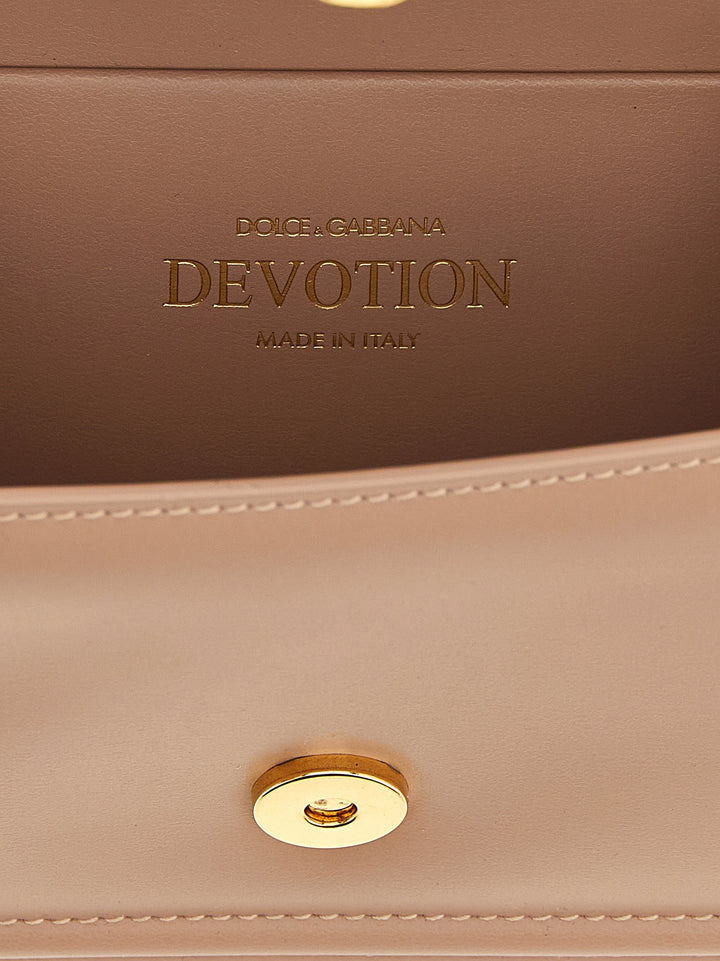 Dolce & Gabbana Devotion Hand Bags - Pink | b964e7f78f4086e3ec001db9d3ca2bbbe155ea22