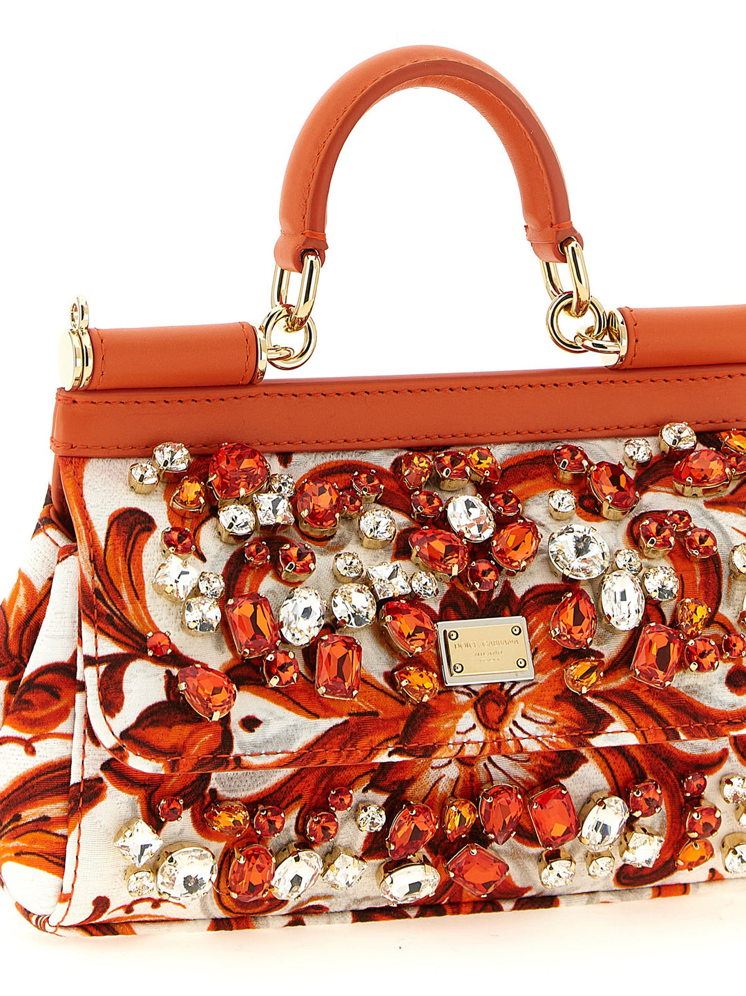 Dolce & Gabbana Sicily Hand Bags - Orange | c70e681f7fb963e962d2d614b434abb70ed3b3c9