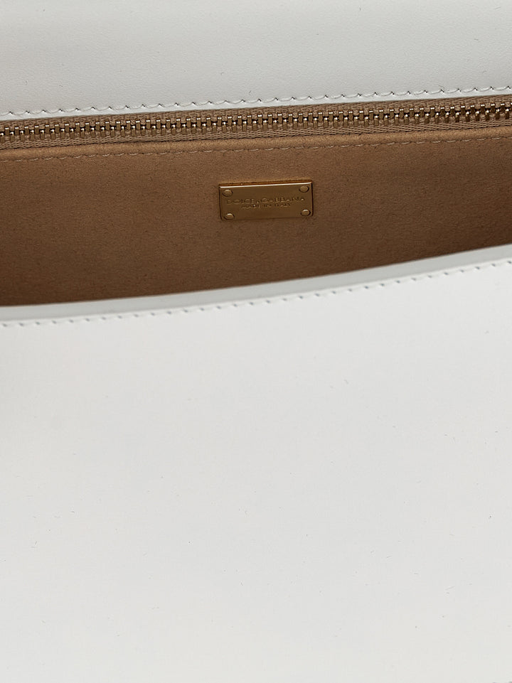 Dolce & Gabbana Logo Crossbody Bag Crossbody Bags - White | 10931134babb9149b20a93c1a30663c3aacf9b40