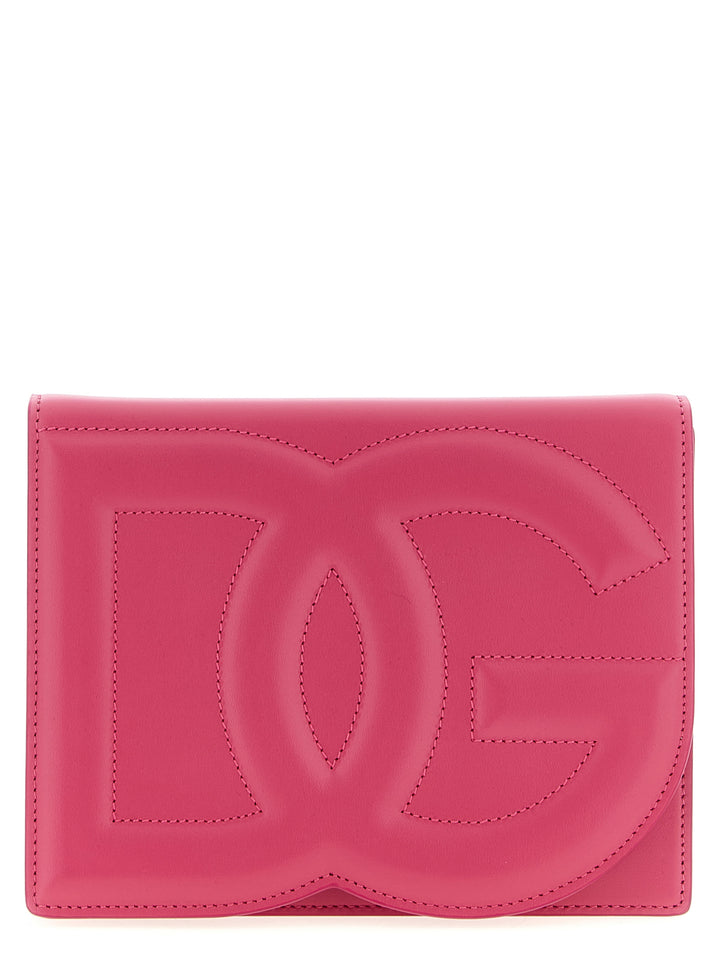 Dolce & Gabbana Logo Crossbody Bag Crossbody Bags - Fuchsia | 1385812f51d9be46b570dd780476cb87c8d988a8