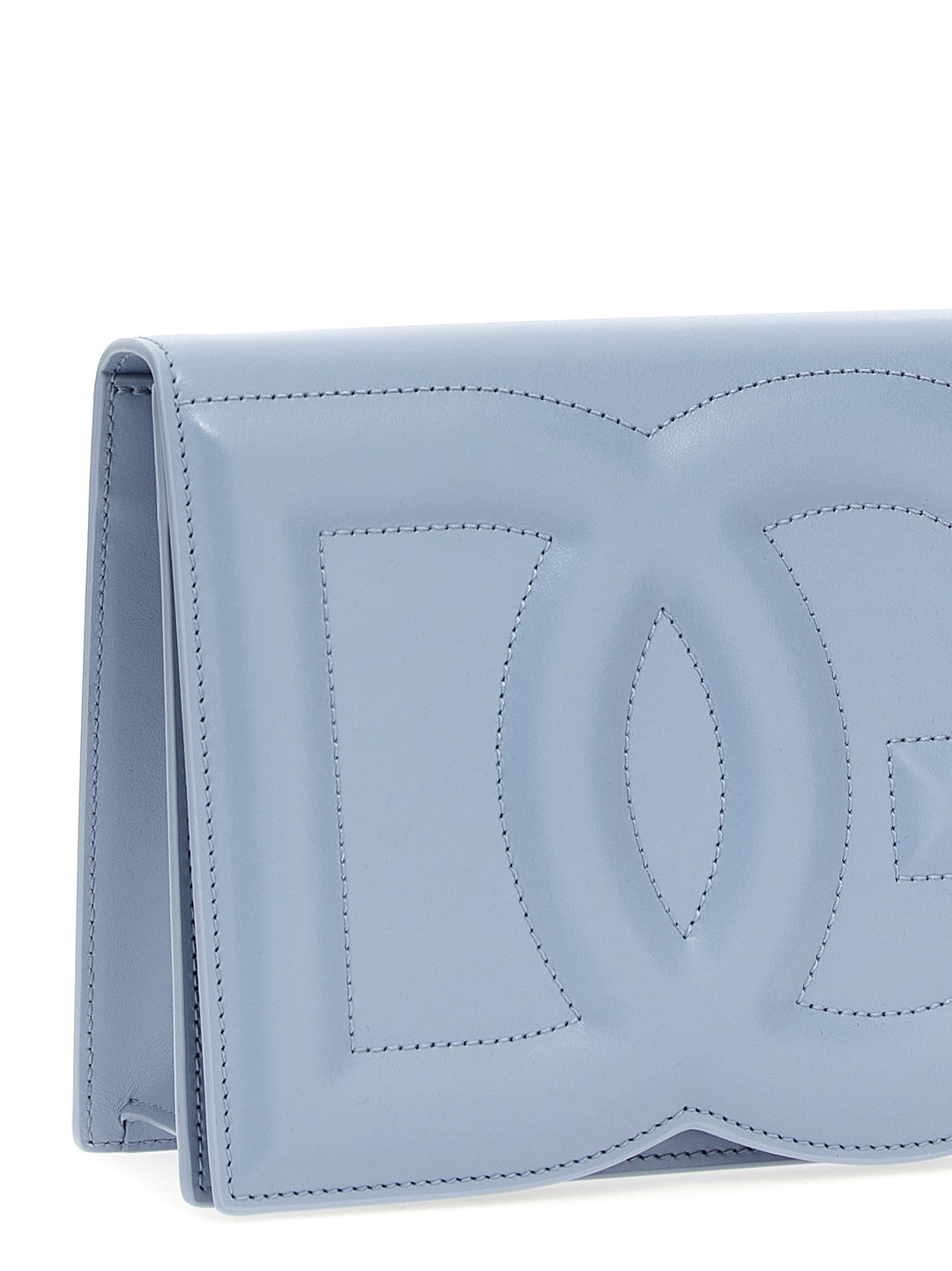 Dg Logo Shoulder Bags Light Blue