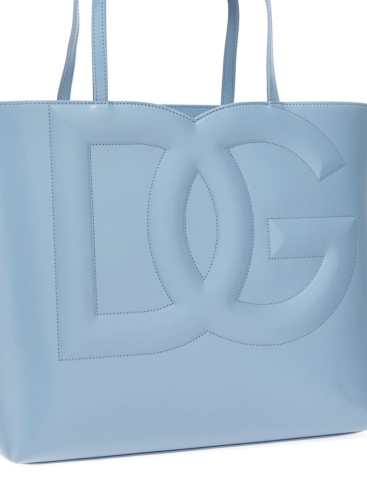 Logo Tote Bag Light Blue