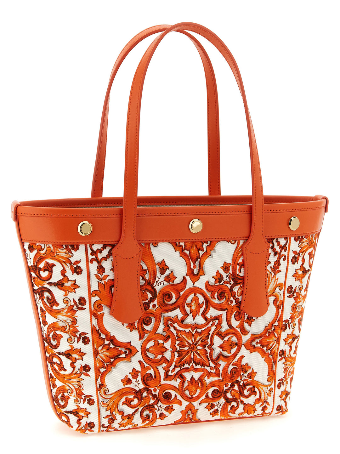 Dolce & Gabbana Atene Tote Bag - Orange | b652db5d18dcf93dad642908ae4306c13b6db524