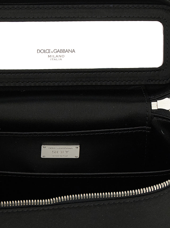 Dolce & Gabbana Sicily Crossbody Bags - Black | 872833f0efa5a7f5c00d7177284193f42155e80f