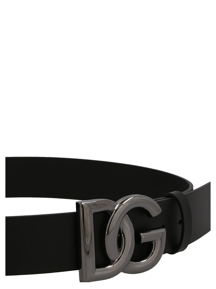 Logo Belt Belts Black