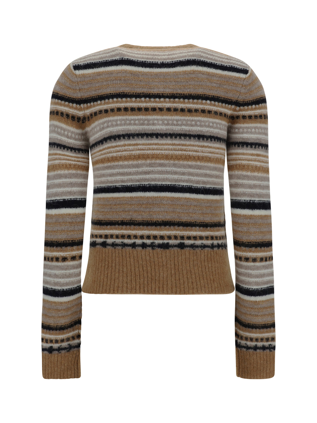 SOFT WOOL STRIPE CARDIGAN