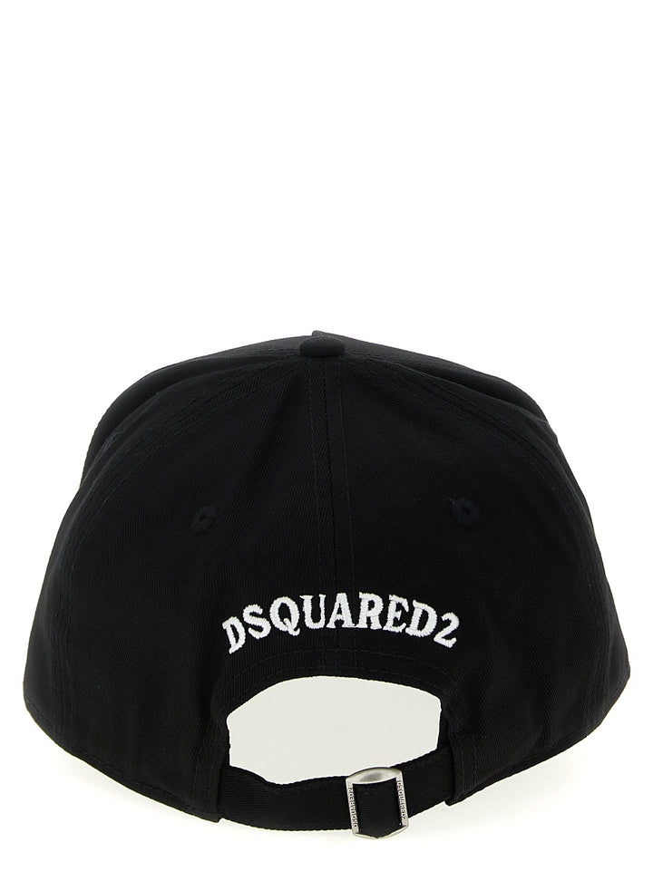 Dsquared2 Vaquera X Dsquared2 Capsule Cap Hats - Black | 68b4b902e0d263a176f92f94f5b11a9e8aecd90c