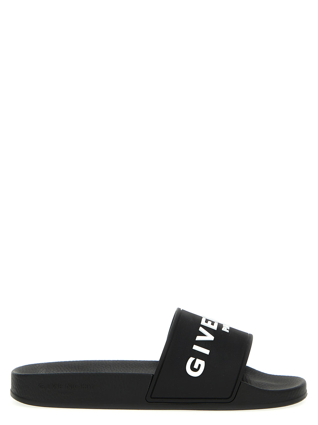 Logo Slides Sandals White/Black