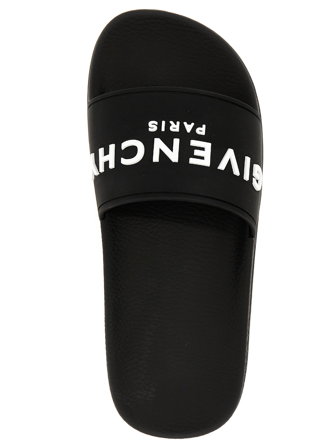 Logo Slides Sandals White/Black