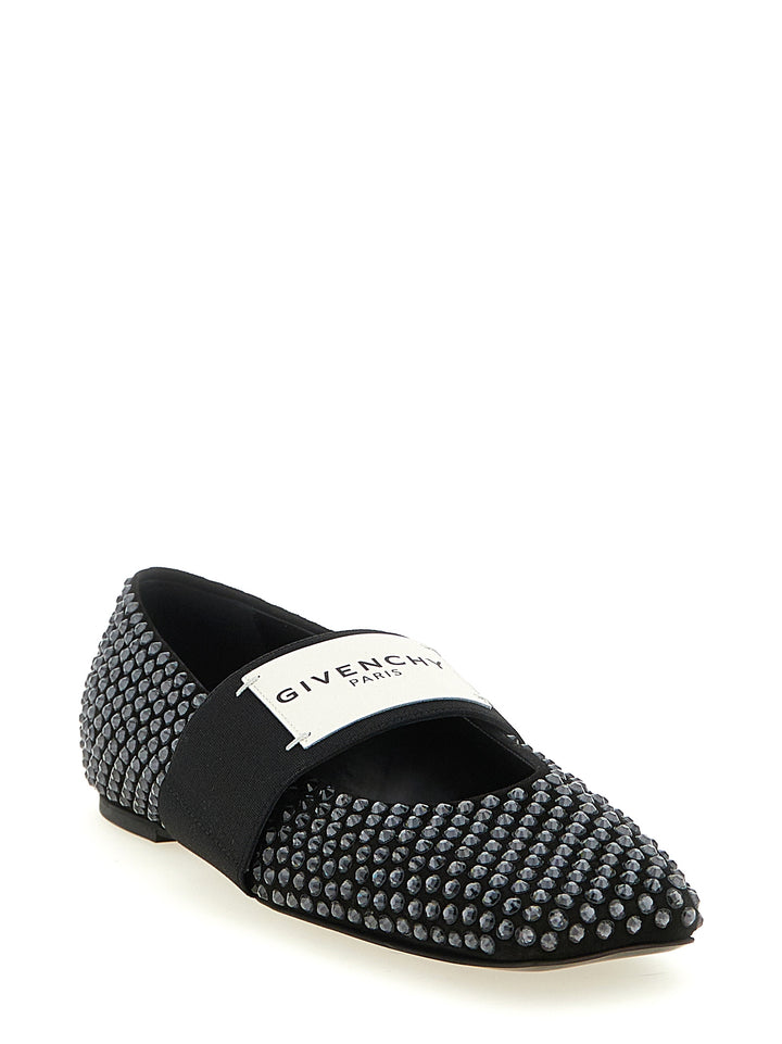 Givenchy Sliced Square Flat shoes - Black | 2ef08b8880cefee856cacb4bdf8f0b06296782ae