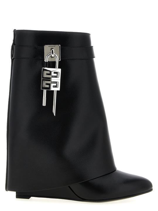 Shark Lock Boots And Ankle Boots Black