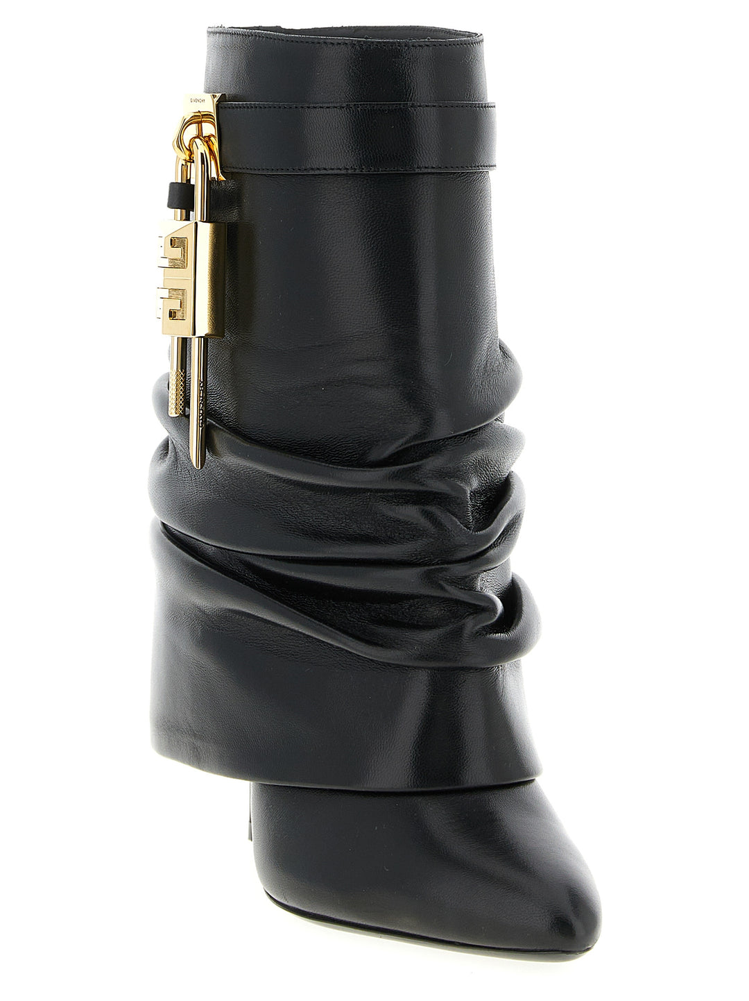 Givenchy Shark Lock Stiletto Boots and Ankle Boots - Black | e1ba548ffb0e7677591394f2e57d64f798125f84