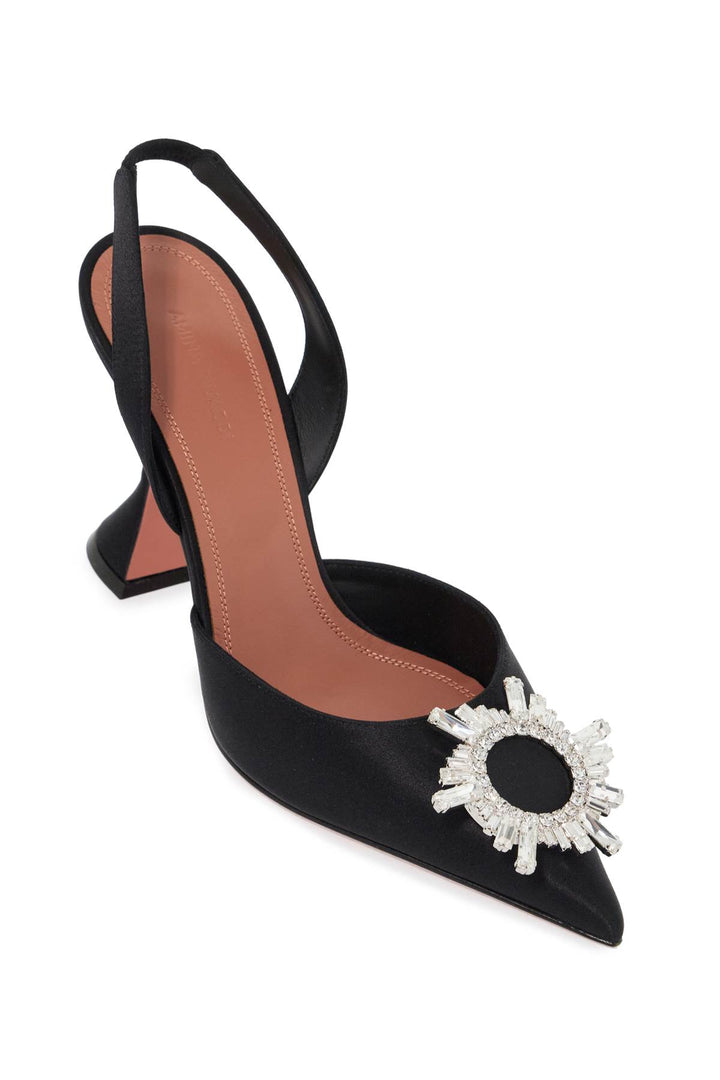 Satin Begum Slingback Pumps