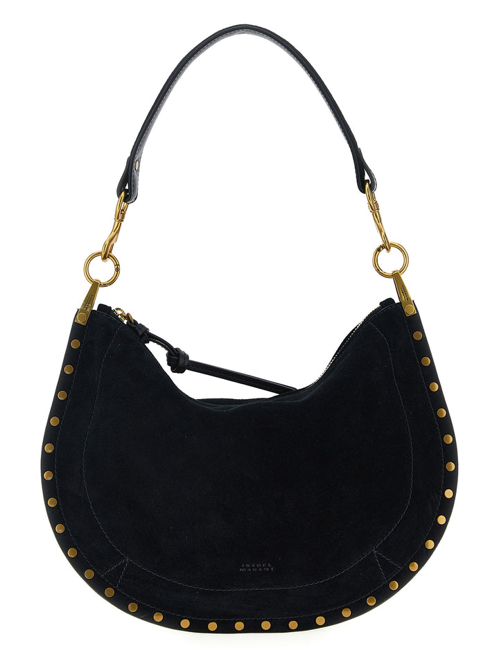 Isabel Marant Oskan Soft Zip Hand Bags - Black | 2d315d141f5a6e07d0fef69b48e83503e3ac1a30