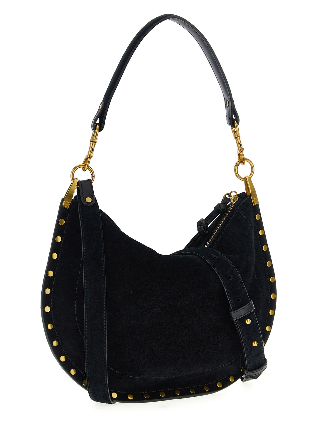 Isabel Marant Oskan Soft Zip Hand Bags - Black | 7bf09fa8f2fe062f66fb4c7de5e9b251567a112e