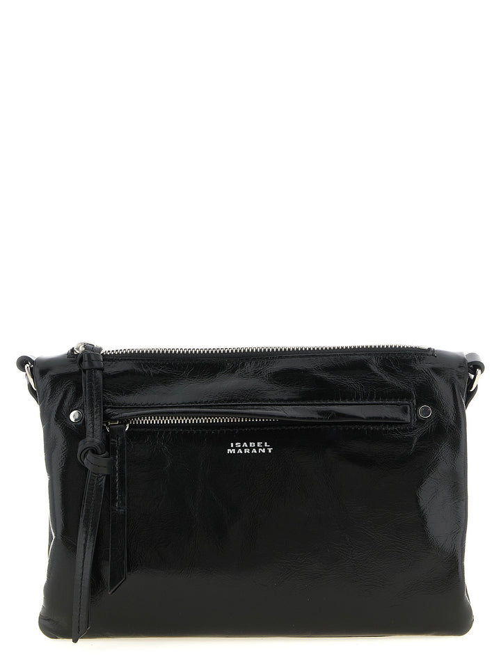 Isabel Marant Winna Duo Crossbody Bags - Black | 8348b61bf648c8d18e870aae7a73514875e78399